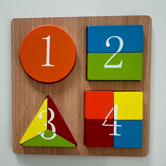 Other - Colorful Wooden Puzzle Set for Kids